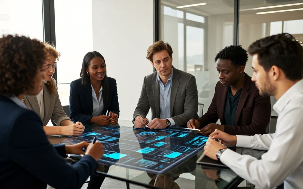 Team-Zusammenarbeit bei denextrerta